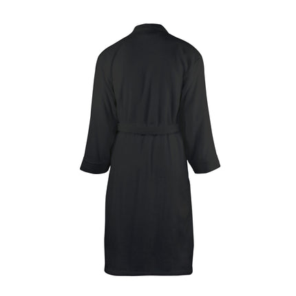 Badstof Badjas Zwart One Towelling