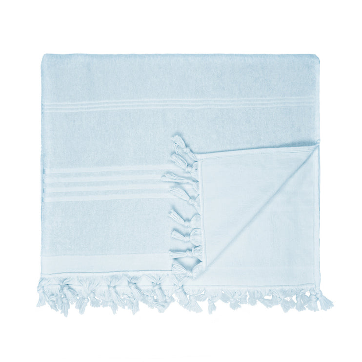 Hamamdoek Badstof Handdoek Donker Grijs - 100 x 165 cm One Towelling