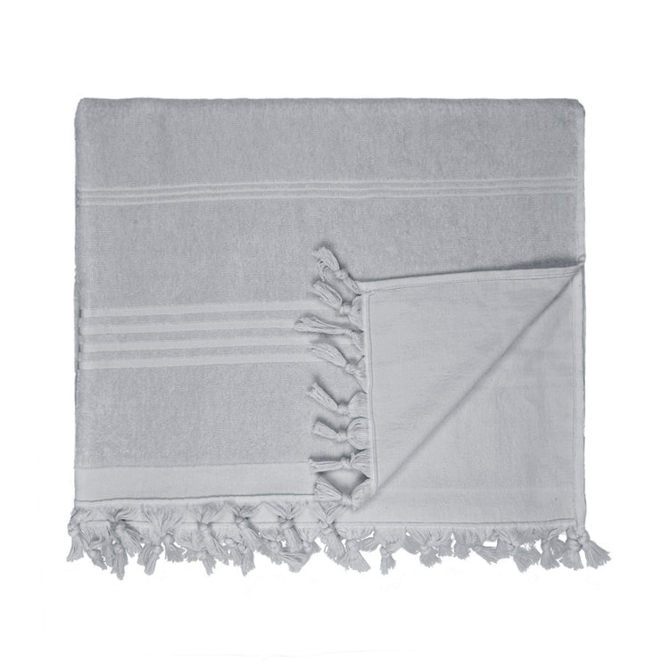 Hamamdoek Badstof Handdoek Licht Blauw - 100 x 165 cm One Towelling