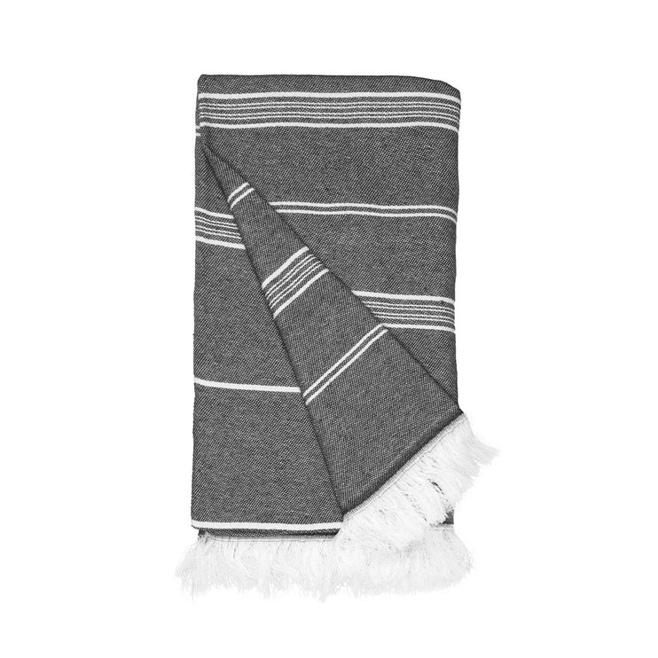Hamamdoek Gerecycled Steel Grijs - 100 x 180 cm One Towelling