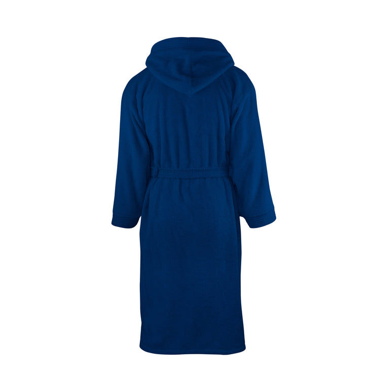 Badstof Badjas Capuchon Marineblauw One Towelling