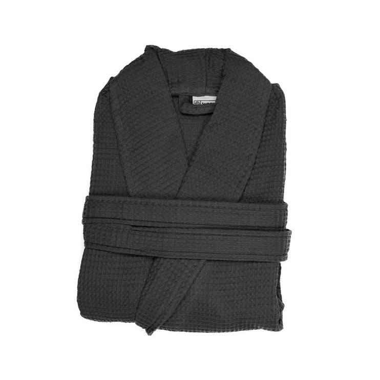Wafel Badjas Antraciet - L/XL One Towelling