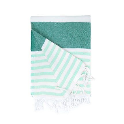 Strand Hamamdoek Groot Petrol/mint - 100 x 180 cm One Towelling
