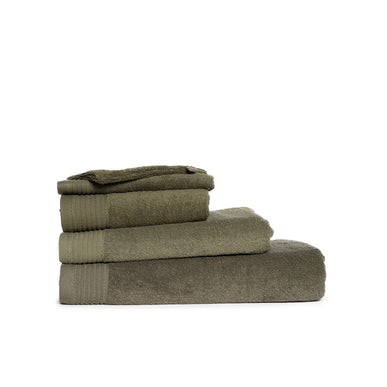 Klassieke Handdoek Olijfgroen - 50 x 100 cm One Towelling