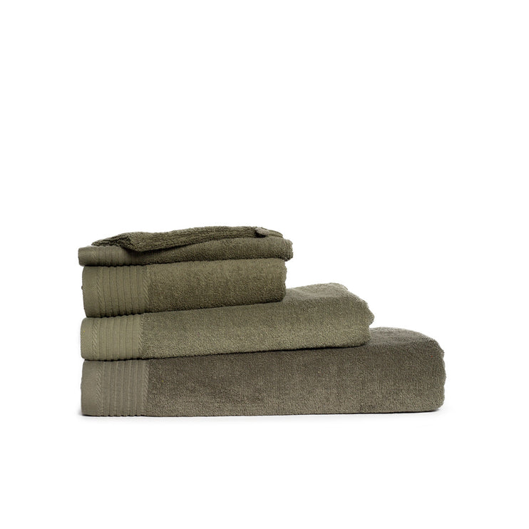 Klassiek Badlaken Olijfgroen - 70 x 140 cm One Towelling