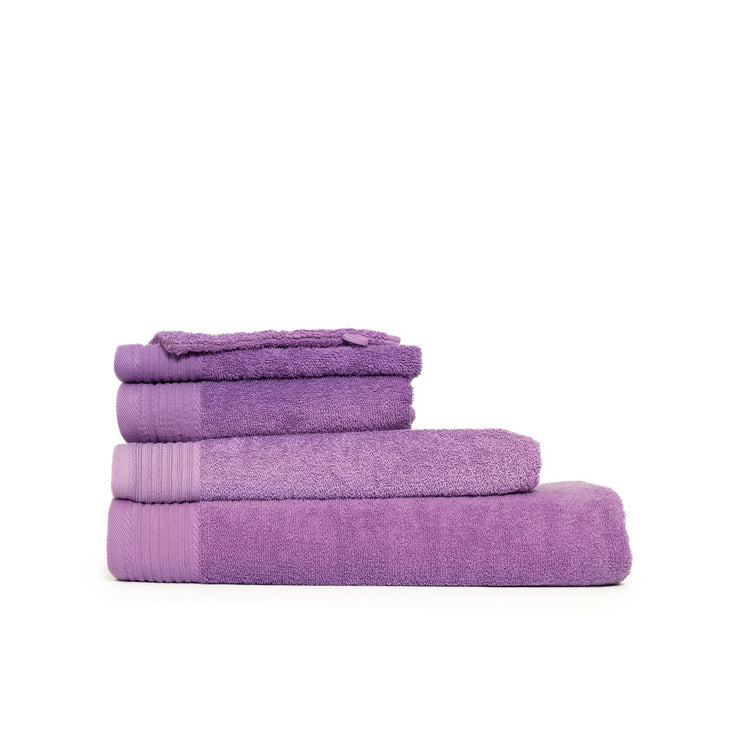 Klassieke Handdoek Paars - 50 x 100 cm One Towelling