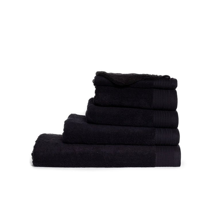Luxe Handdoek Zwart - 60 x 110 cm One Towelling
