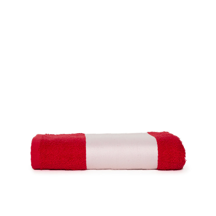 Sublimatie Handdoek Rood - 50 x 100 cm One Towelling