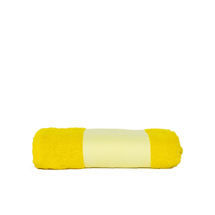Sublimatie Handdoek Geel - 50 x 100 cm One Towelling