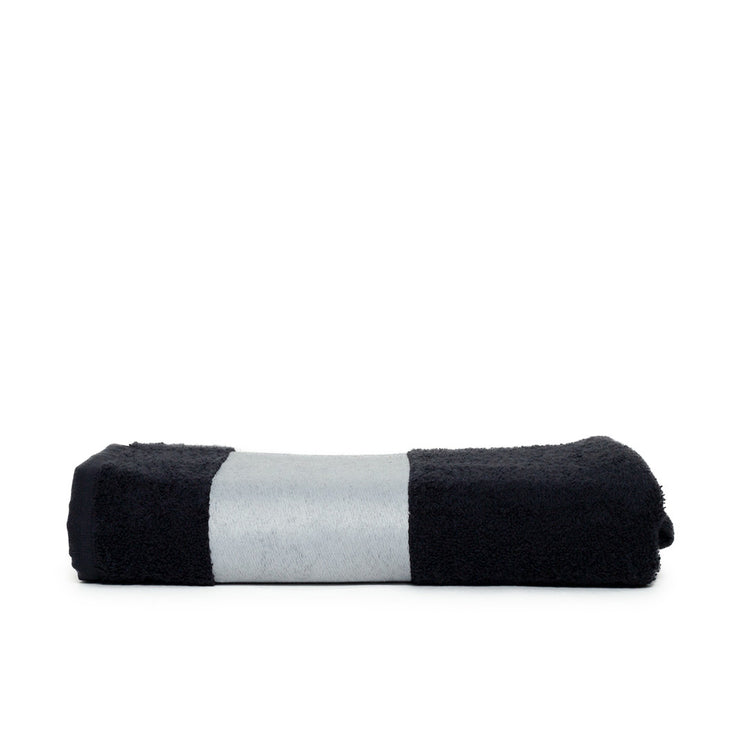 Sublimatie Badlaken Zwart - 70 x 140 cm One Towelling