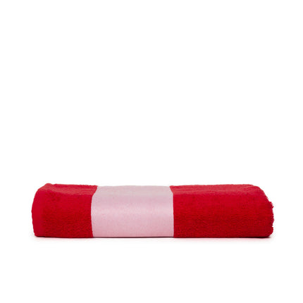 Sublimatie Badlaken Rood - 70 x 140 cm One Towelling
