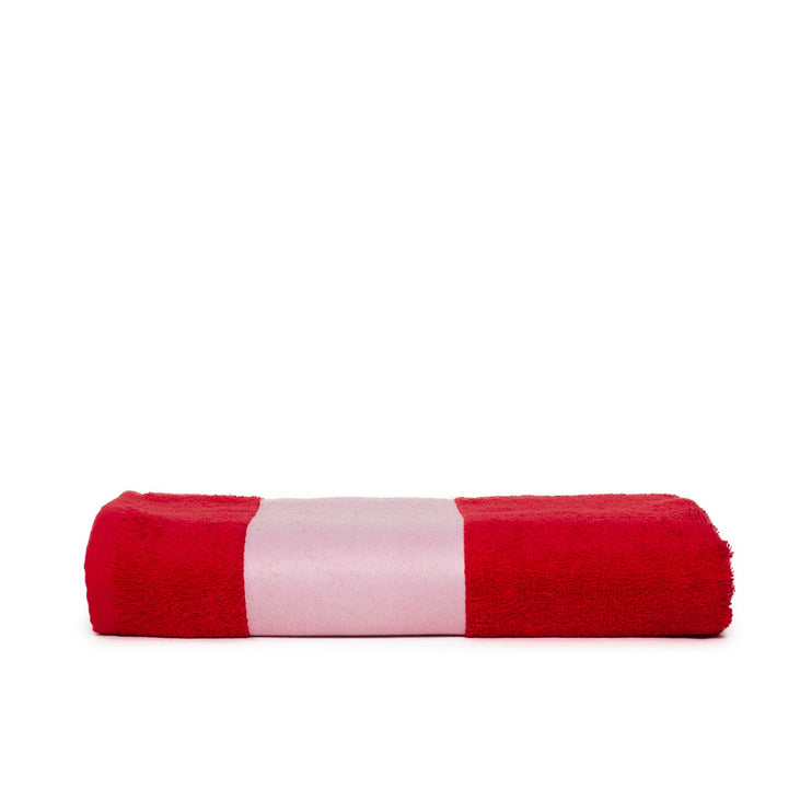 Sublimatie Badlaken Rood - 70 x 140 cm One Towelling