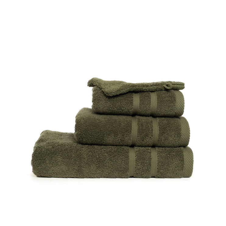 Ultra Luxe Badlaken Olijfgroen - 70 x 140 cm One Towelling